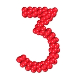 Цифра из шаров "3"