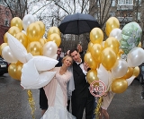 Запуск шаров на свадьбу
