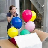 Коробка сюрприз из шаров