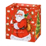 Подарочная коробка с рисунком Санта Клаус