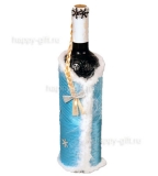 Декор бутылки "Снегурочка"